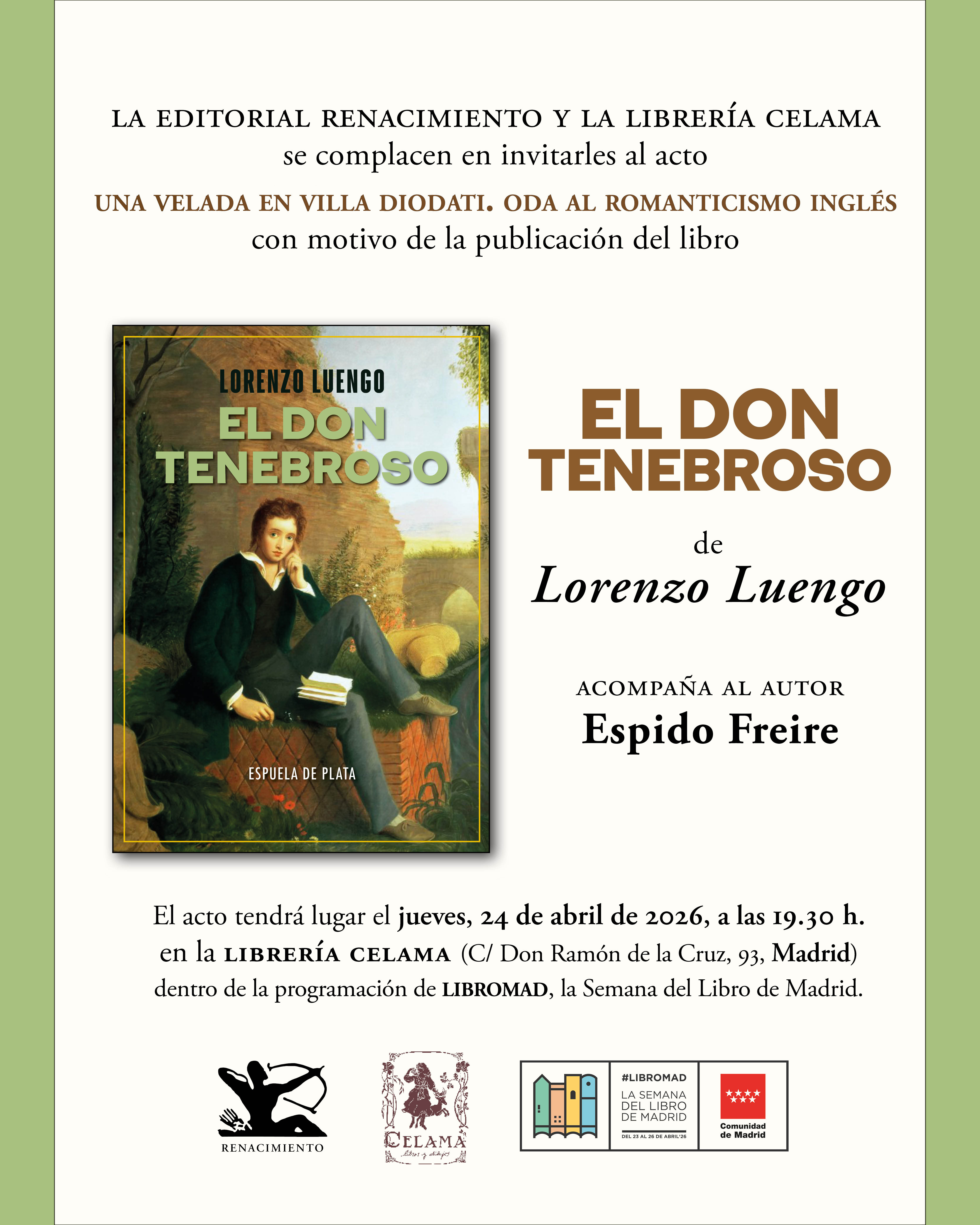 «Una velada en Villa Diodati»