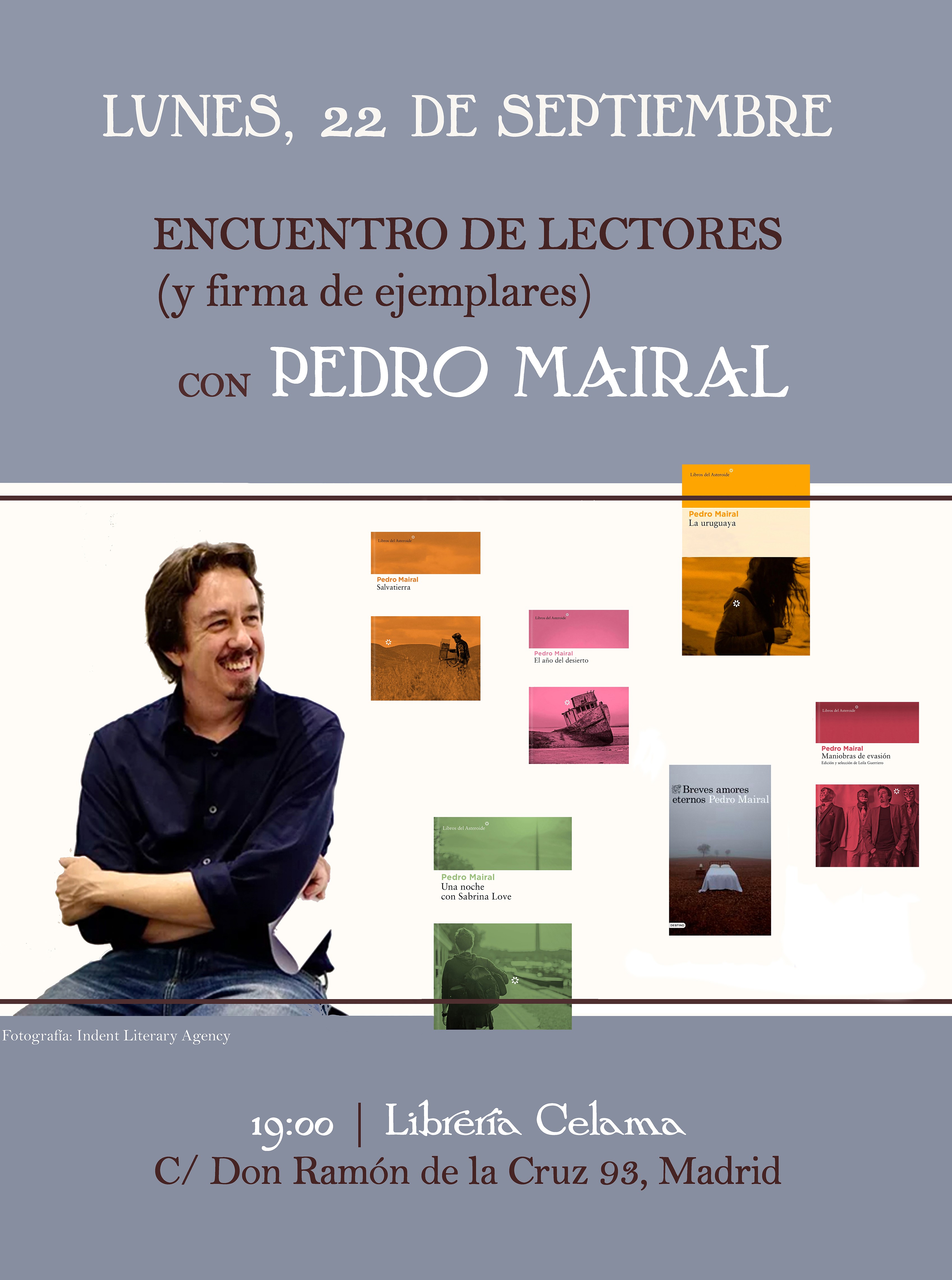 Encuentro de lectores con Pedro Mairal