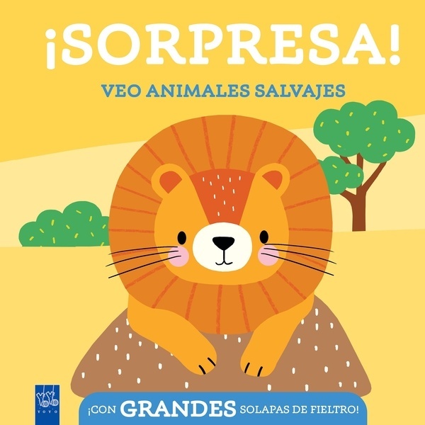 ¡Sorpresa! Veo animales salvajes "Con grandes solapas de fieltro"