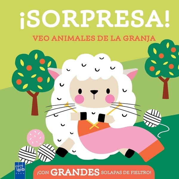 ¡Sorpresa! Veo animales de la granja "Con grandes solapas de fieltro"