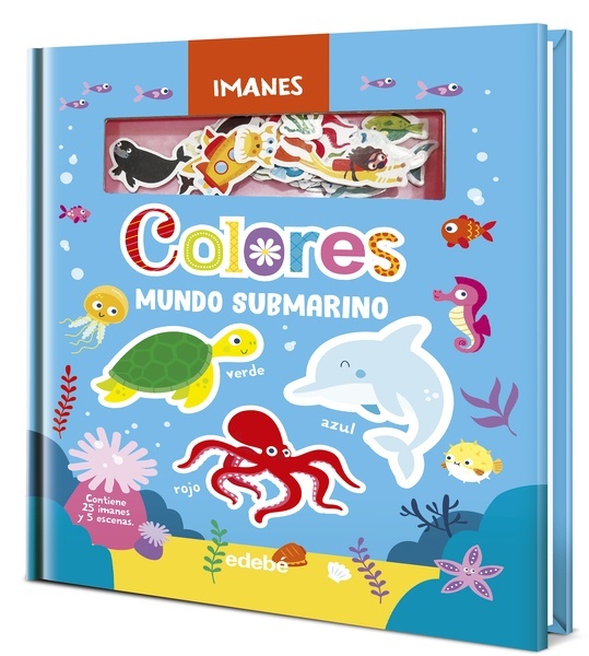 LIBRO DE IMANES COLORES DEL MUNDO SUBMARINO