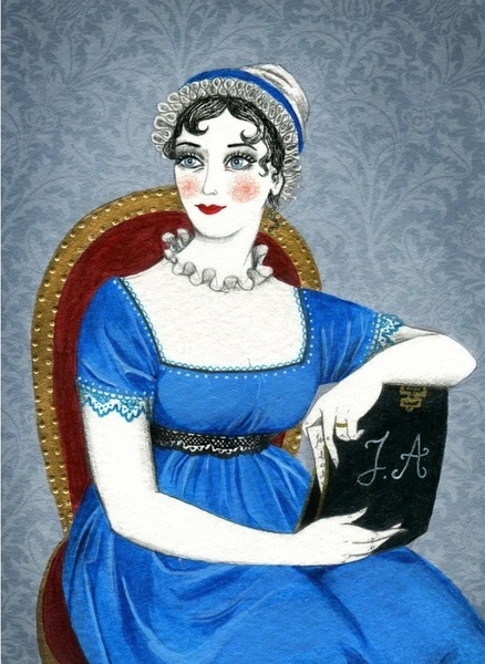 Lámina Marta Ponce Jane Austen - A4
