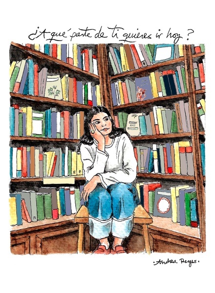 Lámina Andrea Reyes A qué parte - A4