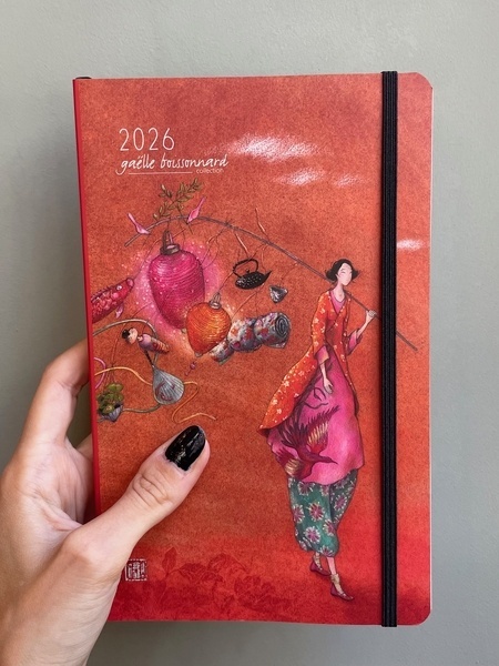 Agenda anual 2026 Gaelle (semana vista, 13x21)