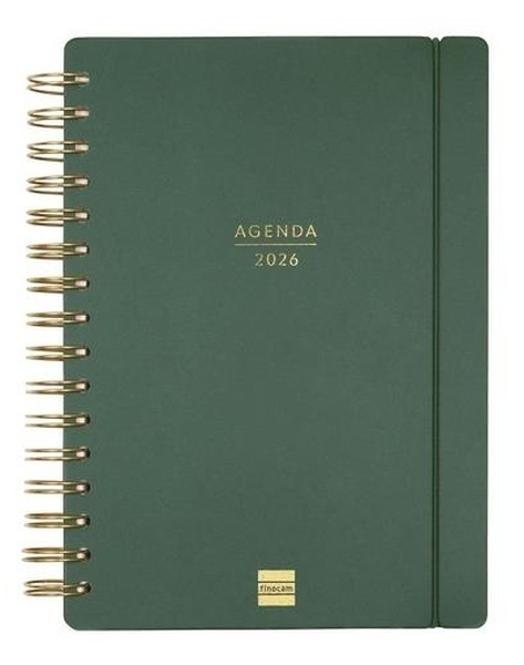 Agenda 2026 verde botella (15x21)
