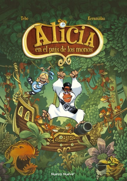 Portada del libro: Alicia en el País de los Monos Alicia en el País de los Monos