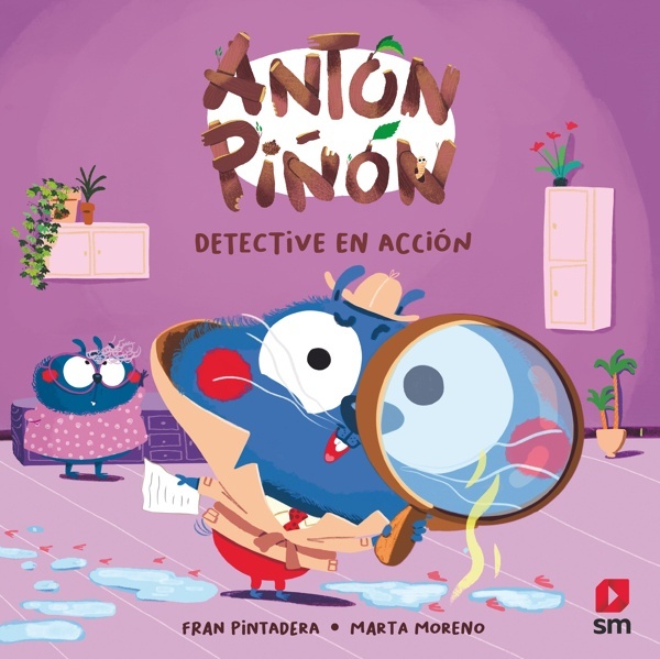 Portada del libro: Antón Piñón, detective en acción Antón Piñón, detective en acción