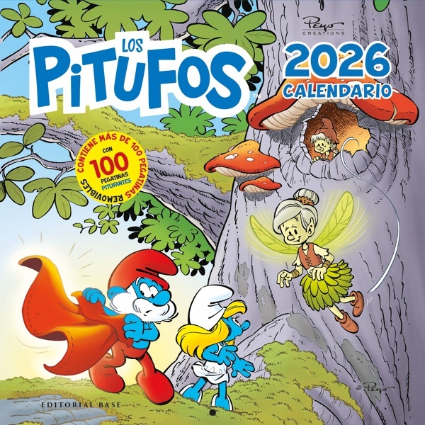 Calendario Los Pitufos 2026