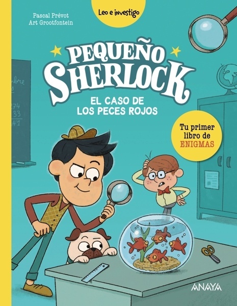 Pequeño Sherlock: El caso de los peces rojos 'Tu primer libro de enigmas'