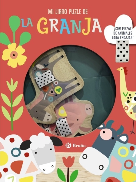 Portada del libro: Mi libro puzle de la granja Mi libro puzle de la granja