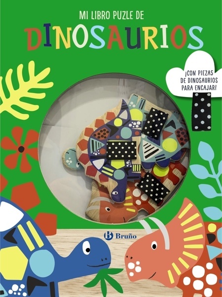 Portada del libro: Mi libro puzle de dinosaurios Mi libro puzle de dinosaurios