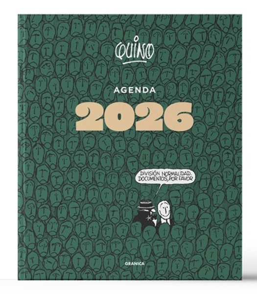 Quino 2026 Agenda Encuadernada verde