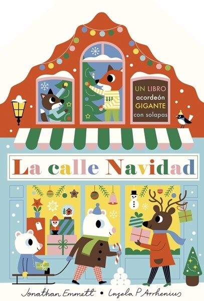 La calle Navidad. Libro desplegable 'Libro Acordeón'
