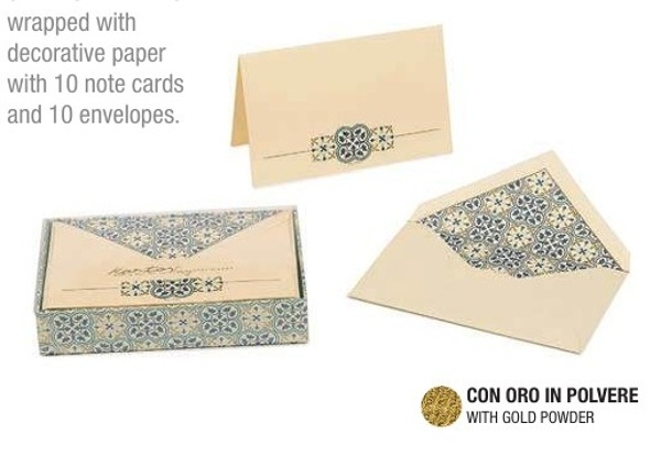 Pack 10 tarjetas y sobres Quadrilobo (9x14)