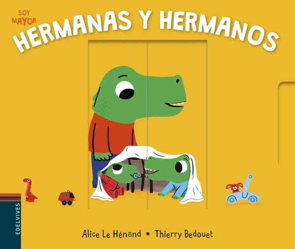 Hermanas y hermanos 'SOY MAYOR - LETRA EN MAYÚSCULAS - TIRAR Y DESLIZAR'