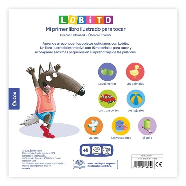 Lobito, mi primer libro ilustrado para tocar