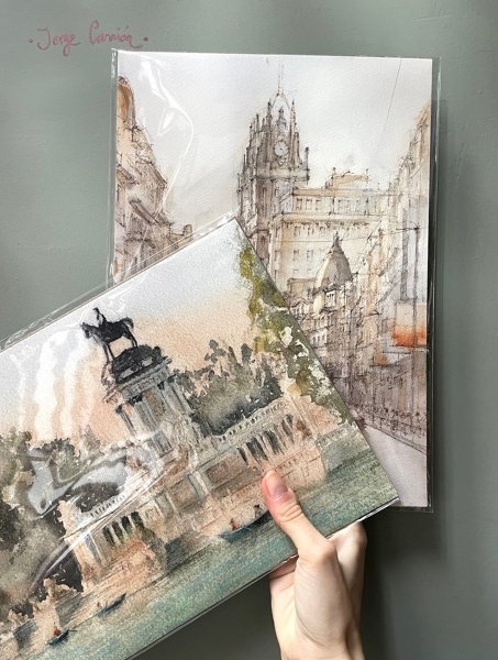 Ilustración Madrid (A4)