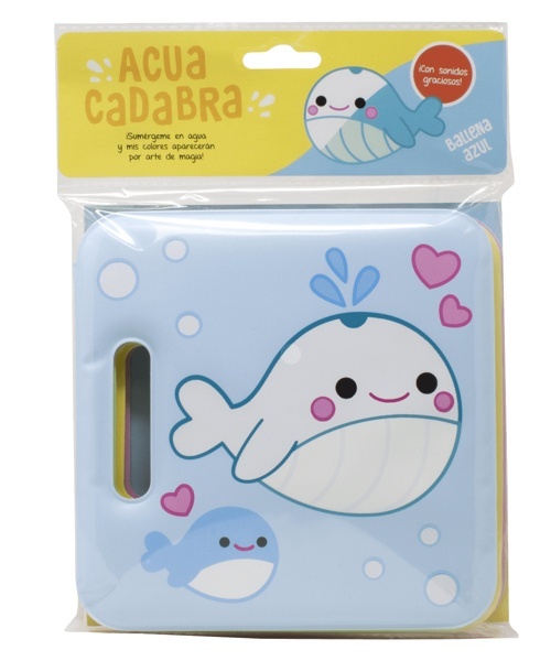 Acuacadabra. Ballena azul 'Libro de baño'