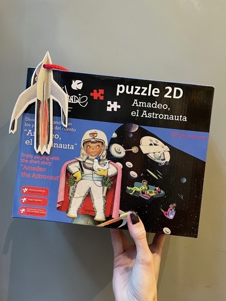 Puzzle del cuento 'Amadeo el astronauta'