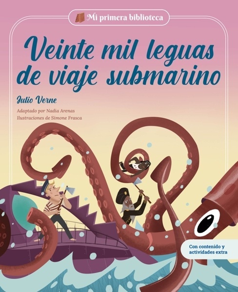 Veinte mil leguas de viaje submarino 'Libro infantil con juegos y actividades extra'