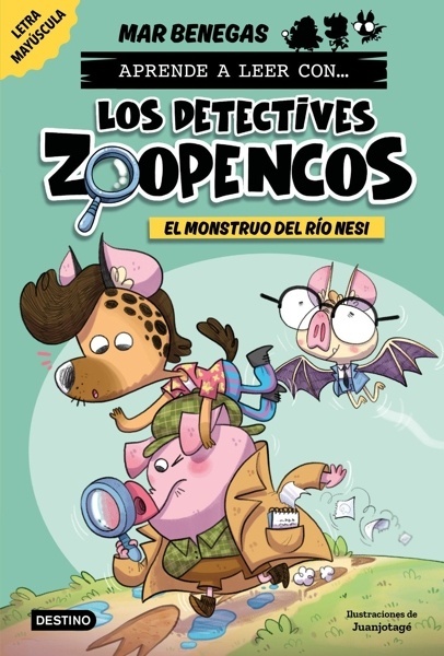 Aprender a leer con... Los Detectives Zoopencos 1. El monstruo del río Nesi 'En letra MAYÚSCULA para aprender a leer (libros para niños a partir de 5 años). Elige tu propia historia'