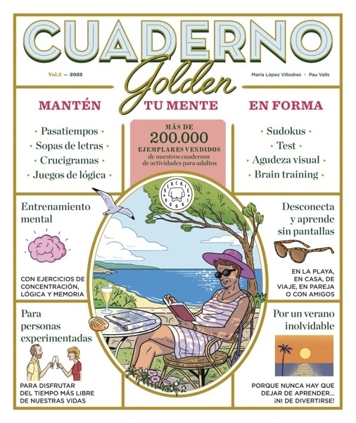 Cuaderno Golden Blackie Books. Vol. 2 'Mantén tu mente en forma'