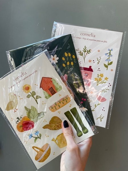 Hoja de pegatinas Cornelia