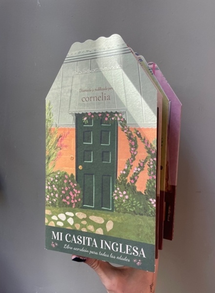 Libro acordeón Cornelia - Casita