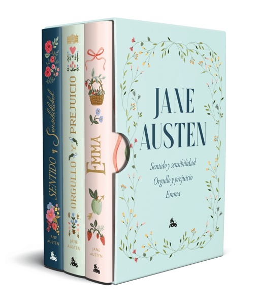 Estuche Jane Austen 'Sentido y sensibilidad  + Orgullo y prejuicio  + Emma'