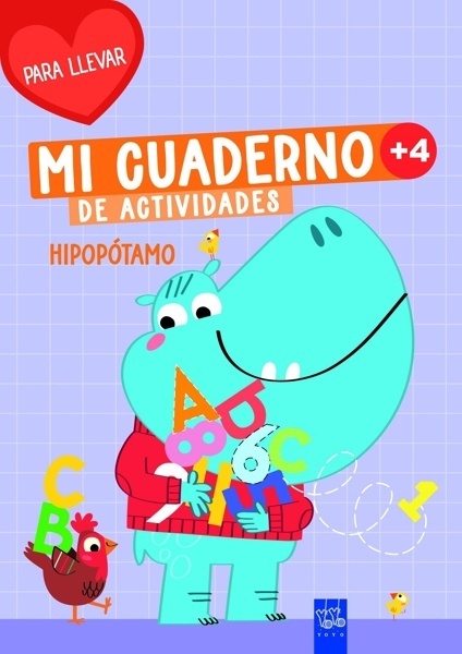 Mi cuaderno de actividades para llevar. Hipopótamo 'Y'