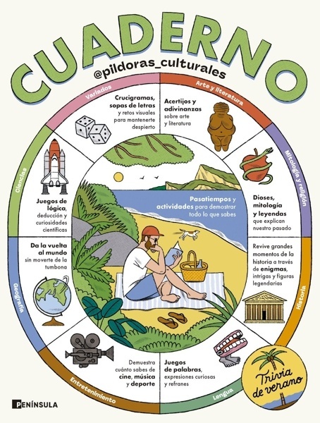 Cuaderno. Trivia de verano 'Pasatiempos y actividades para demostrar todo lo que sabes'