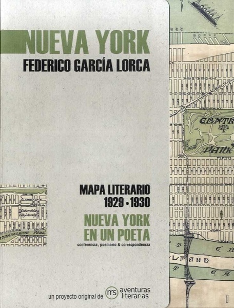 Nueva York en un poeta 'Mapa literario 1929-1930'