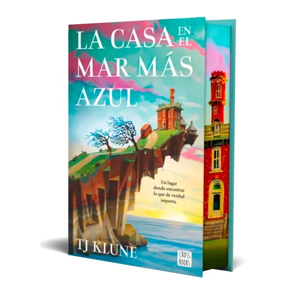 La casa en el mar más azul