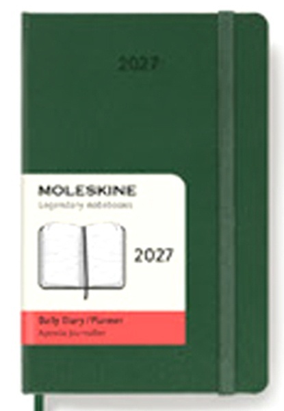 Agenda 2027 Moleskine verde (A6)