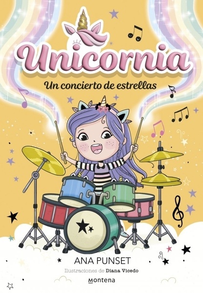 Unicornia 17 - Un concierto de estrellas '¡Un libro mágico con purpurina en la cubierta!'
