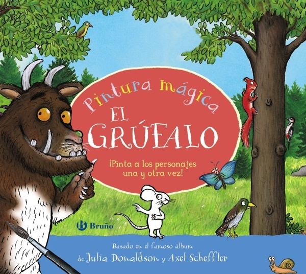 Pintura mágica. El grúfalo '¡Pinta a los personajes una y otra vez!'