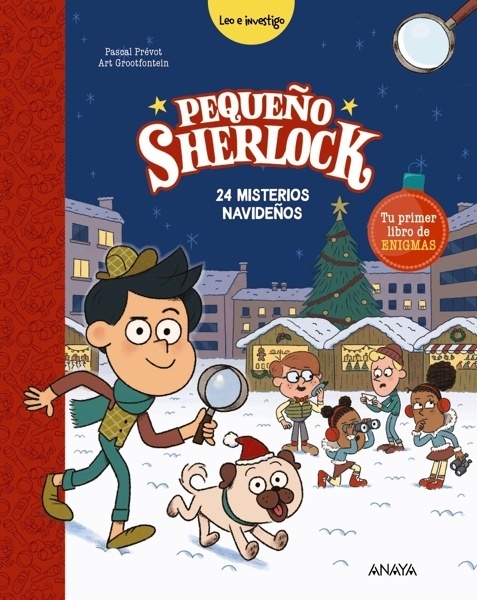 Pequeño Sherlock: 24 misterios navideños 'Tu primer libro de enigmas'