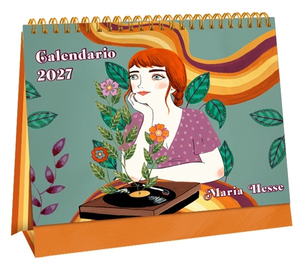 Calendario de mesa 2027 María Hesse