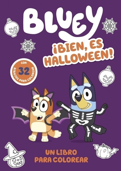 Bluey. Actividades - ¡Bien, es Halloween! Un libro para colorear