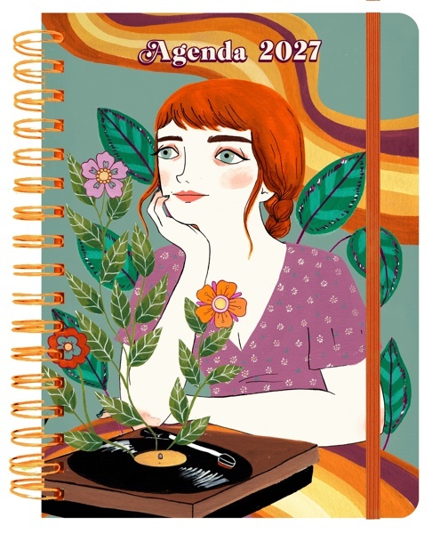 Agenda anual semanal 2027 María Hesse