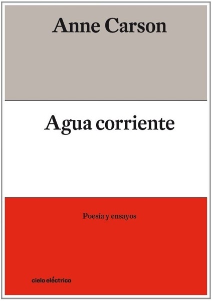 Agua corriente 'POESÍA Y ENSAYOS'