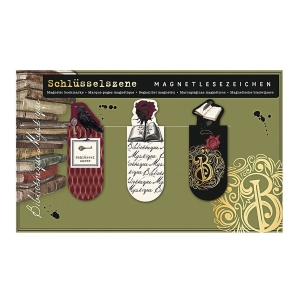 Marcapáginas magnéticos (x3) Gótico